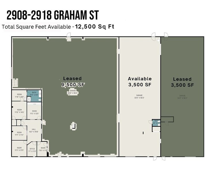 2908-2918 N Graham St, Charlotte, NC à louer - Photo de l’immeuble – Image 2 sur 7