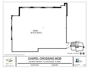 245 W SH 114, Southlake, TX à louer Plan d’étage– Image 1 sur 6