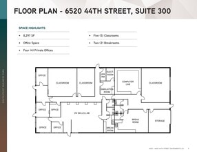 6524 44th St, Sacramento, CA à louer Plan d’étage– Image 1 sur 1