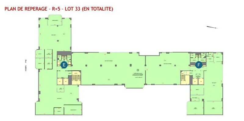 148-156 Rue Gallieni, Boulogne-Billancourt, HDS 92100 - Lot 440 - - Plan d’étage - Image 1 of 14