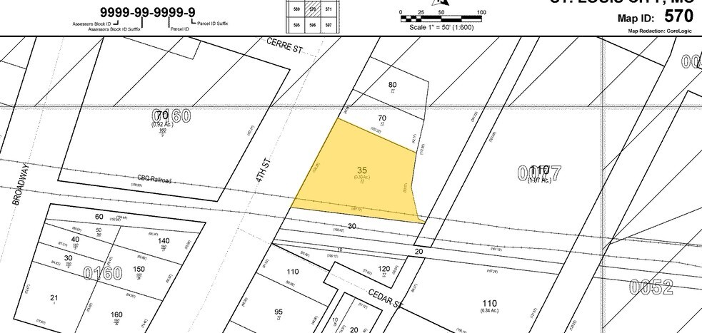 720-728 S 4th St, Saint Louis, MO à vendre - Plan cadastral – Image 2 sur 7