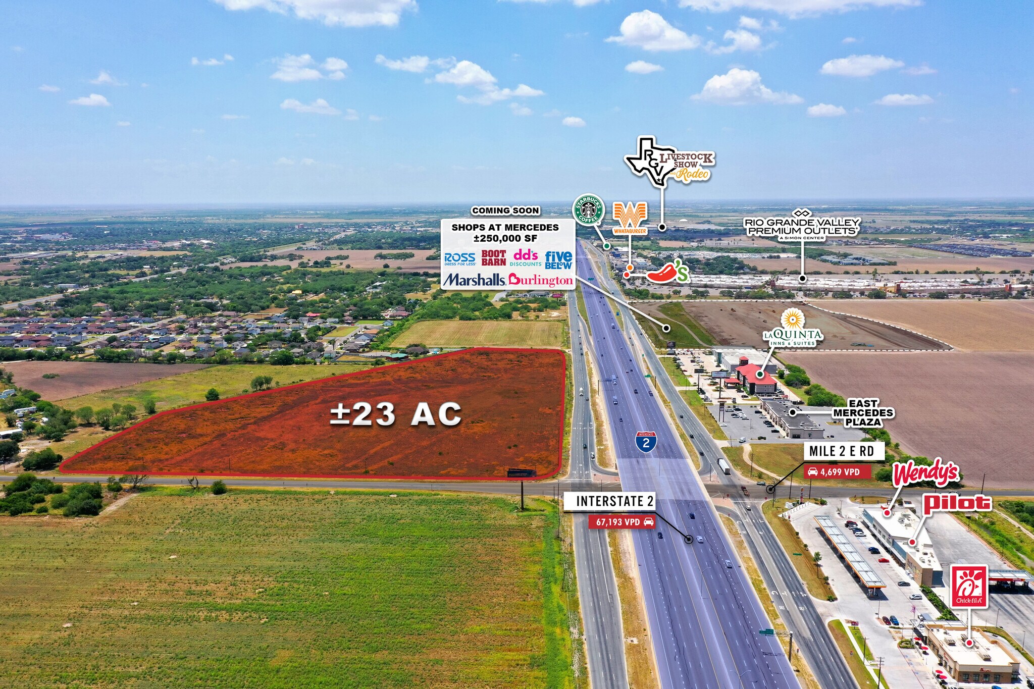 W Expy 83 & Mile 2 Rd, Mercedes, TX à vendre Photo de l’immeuble– Image 1 sur 10