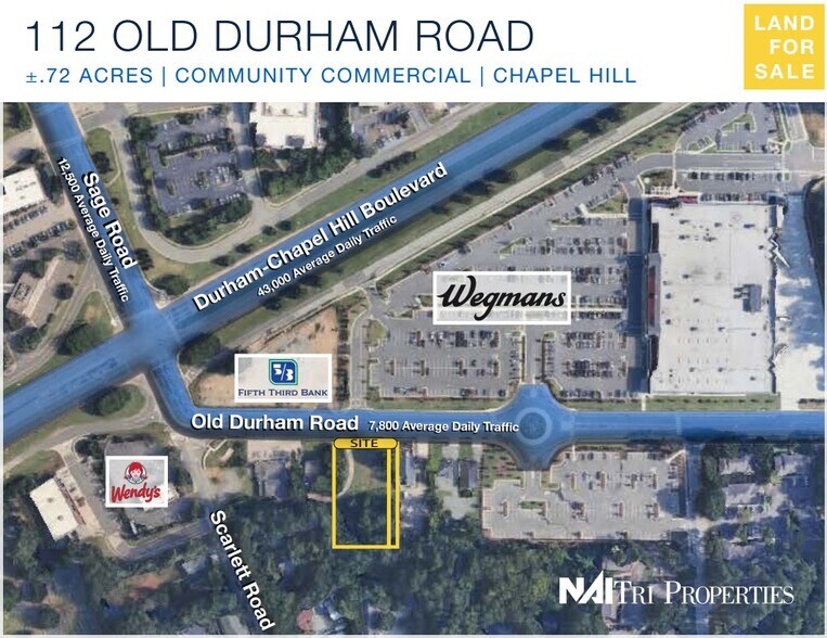 112 Old Durham Rd, Chapel Hill, NC à vendre - Photo principale – Image 1 sur 9