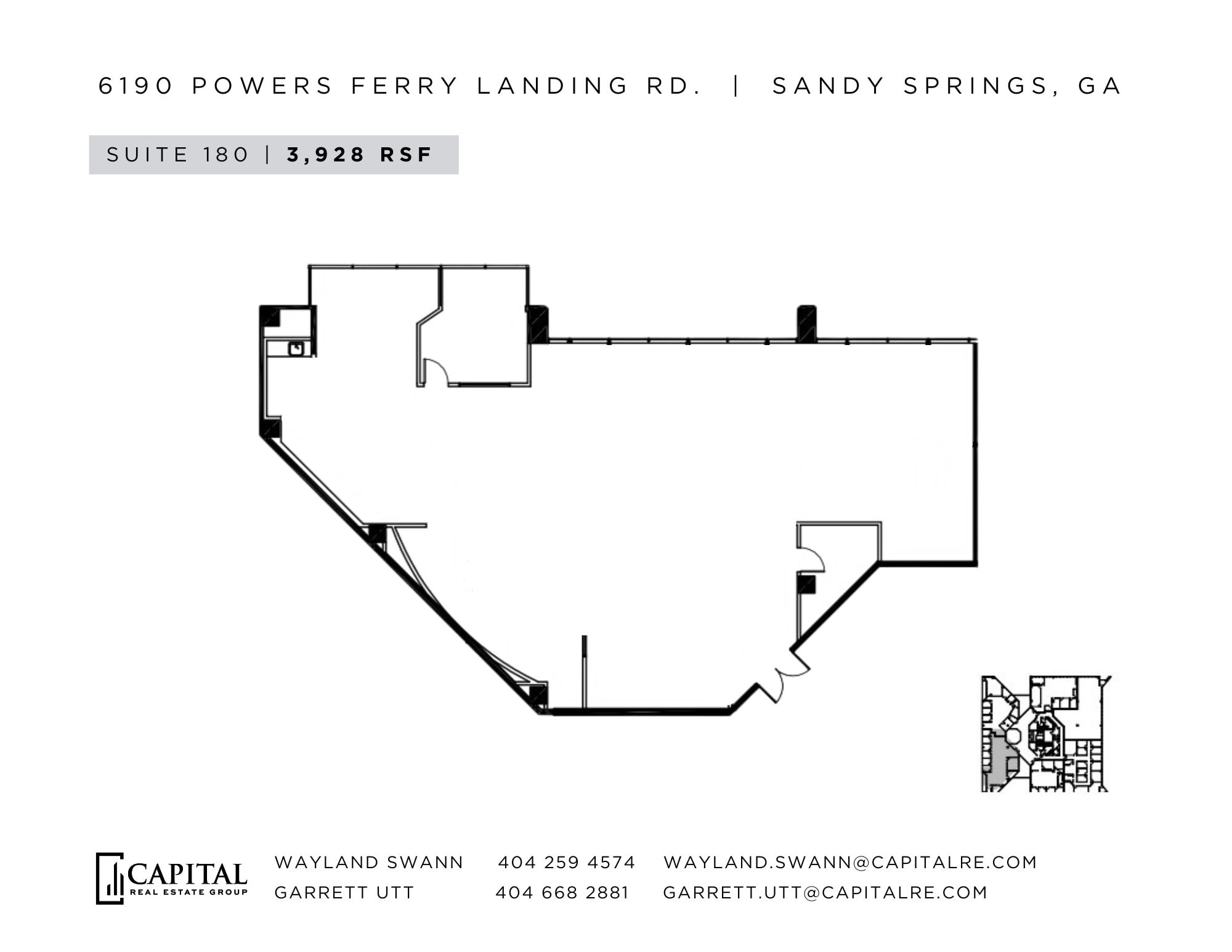 6190 Powers Ferry Landing Rd, Atlanta, GA à louer Plan d’étage– Image 1 sur 1