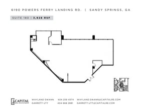 6190 Powers Ferry Landing Rd, Atlanta, GA à louer Plan d’étage– Image 1 sur 1