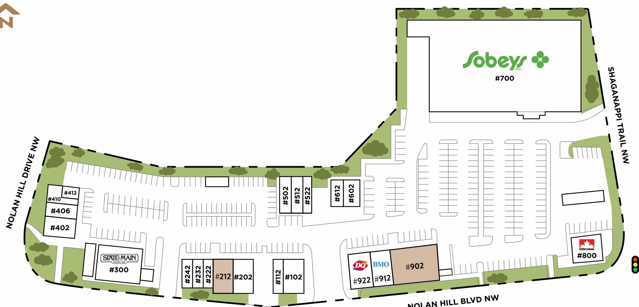 8 Nolan Hill Blvd NW, Calgary, AB à louer Plan de site– Image 1 sur 1