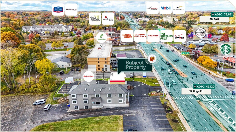 1607 W Ridge Rd, Rochester, NY à vendre - Photo de l’immeuble – Image 2 sur 3