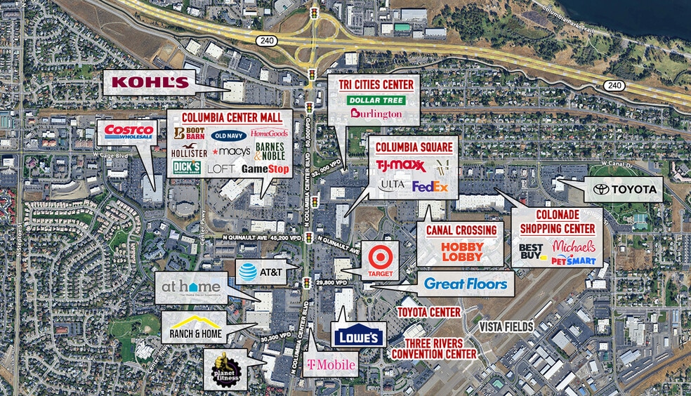 845 N Columbia Center Blvd, Kennewick, WA à louer - Photo de l’immeuble – Image 2 sur 4