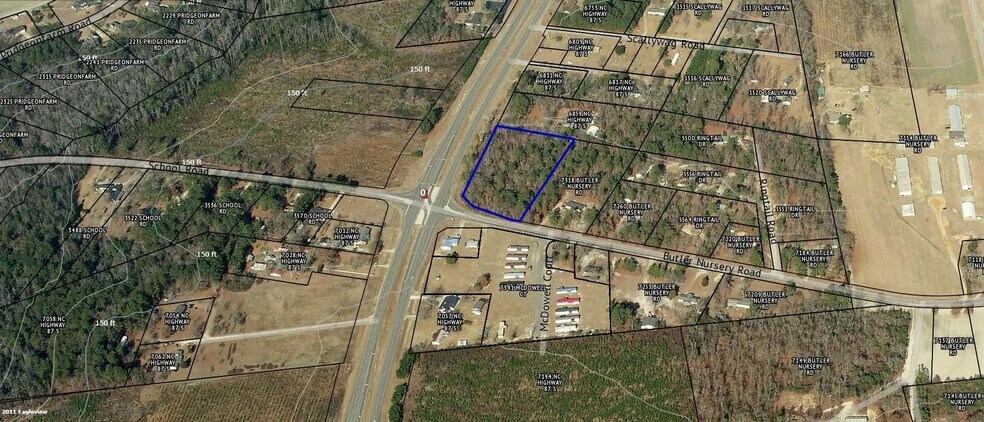 7345 Butler Nursery Rd, Fayetteville, NC à vendre - Aérien – Image 2 sur 2