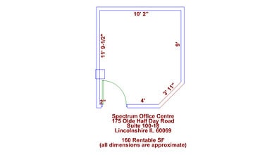 175 Olde Half Day Rd, Lincolnshire, IL à louer Plan d’étage– Image 1 sur 1
