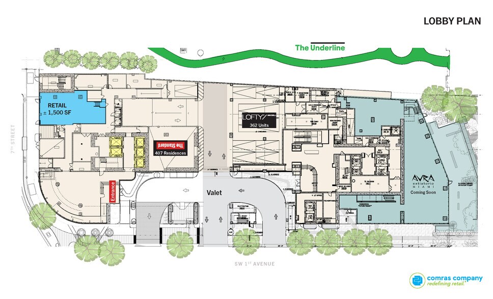 690 SW 1st Ave, Miami, FL à louer - Plan de site – Image 2 sur 6
