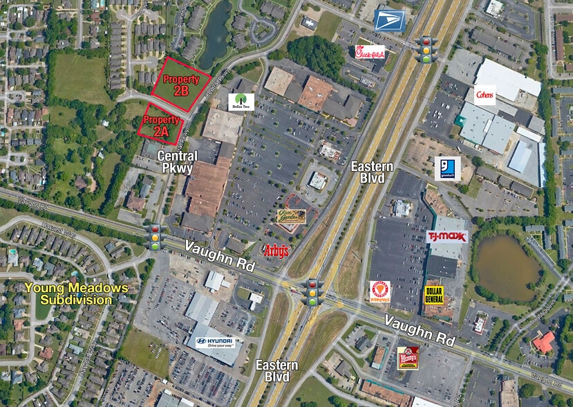 Central Pkwy, Montgomery, AL à vendre - Aérien – Image 2 sur 3