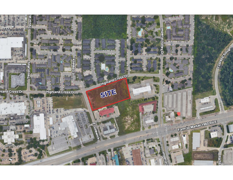 Highland Cross Dr. & E Gatewick Dr, Houston, TX à vendre - Photo principale – Image 1 sur 5