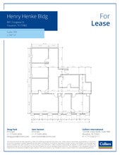 801 Congress St, Houston, TX à louer Plan d’étage– Image 1 sur 1