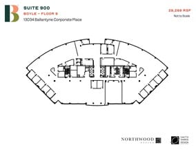 13034 Ballantyne Corporate Pl, Charlotte, NC à louer Plan d’étage– Image 1 sur 1