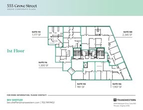 555 Grove St, Herndon, VA à louer Plan d’étage– Image 1 sur 1