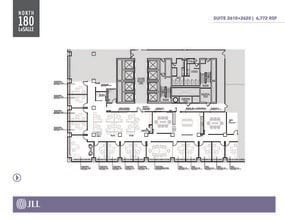 180 N LaSalle St, Chicago, IL à louer Plan d’étage– Image 2 sur 10