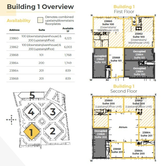 23860-23868 Hawthorne Blvd, Torrance, CA à louer Plan d’étage– Image 1 sur 1