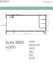 3830 Cheatham Ave, Minneapolis, MN à louer Plan d’étage– Image 1 sur 1