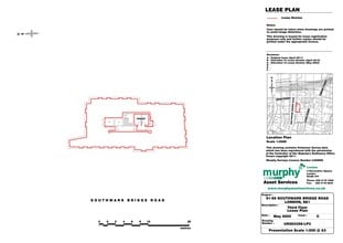 91-95 Southwark Bridge Rd, Londres à louer Plan de site– Image 1 sur 6