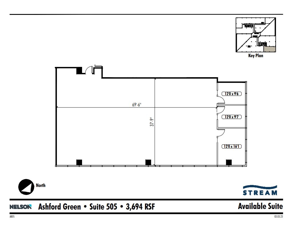 4170 Ashford Dunwoody Rd NE, Atlanta, GA à louer Plan d’étage– Image 1 sur 1