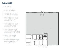 5029-5047 Martin Luther King Fwy, Fort Worth, TX à louer Plan d’étage– Image 1 sur 1
