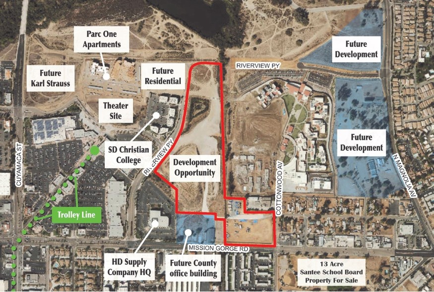 Riverview Parkway & Mission Gorge Rd, Santee, CA à vendre - Photo de l’immeuble – Image 2 sur 7