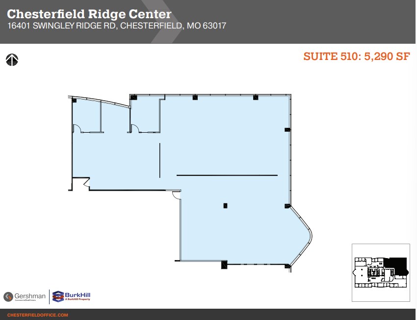 16401 Swingley Ridge Rd, Chesterfield, MO à louer Plan d’étage– Image 1 sur 1