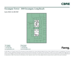 100 Oceangate, Long Beach, CA à louer Plan d’étage– Image 1 sur 1
