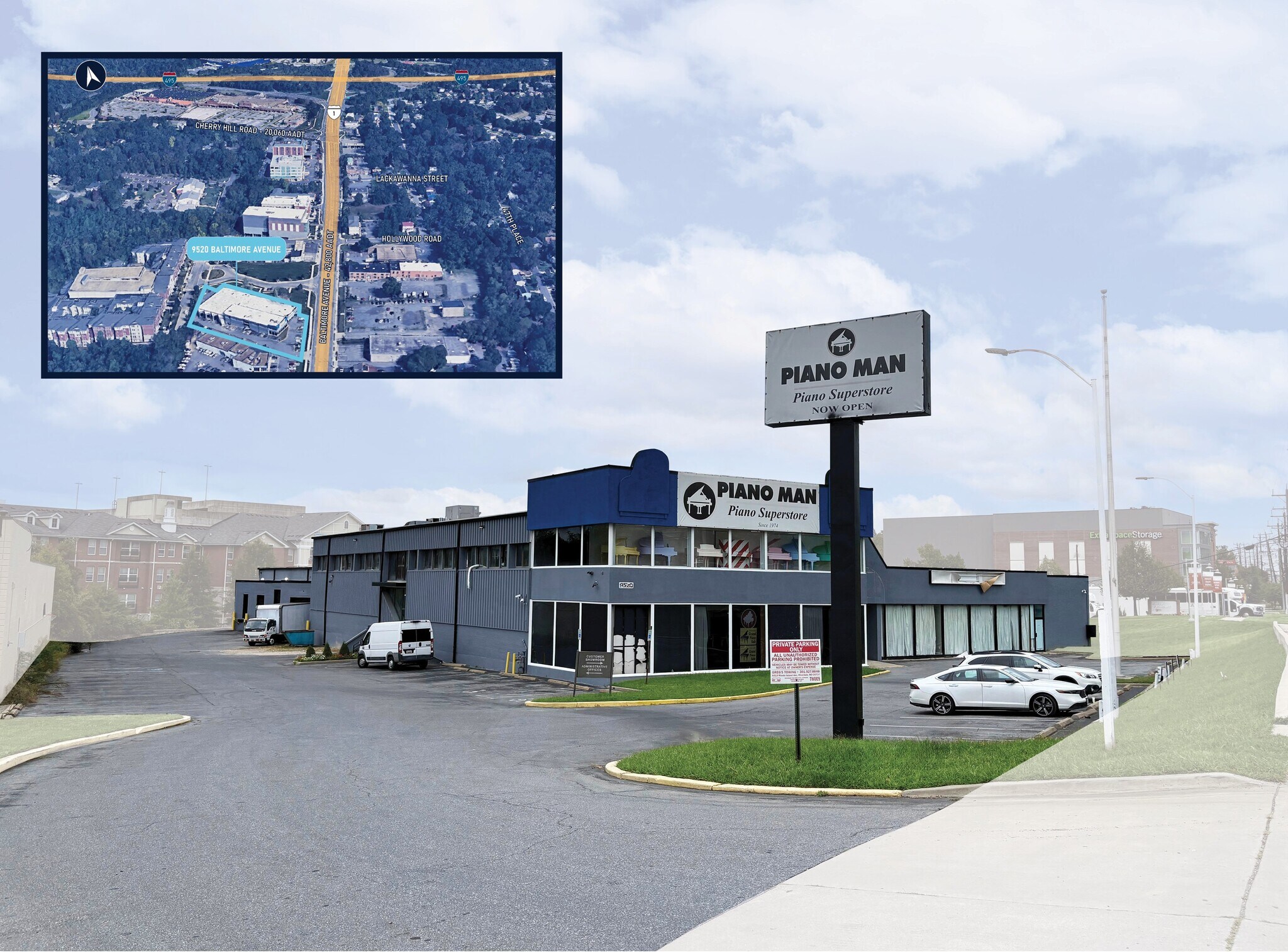 9520 Baltimore Ave, College Park, MD à vendre Photo de l’immeuble– Image 1 sur 8