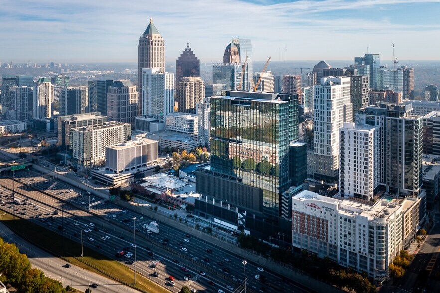 1020 Spring St, Atlanta, GA à louer - Aérien – Image 2 sur 32