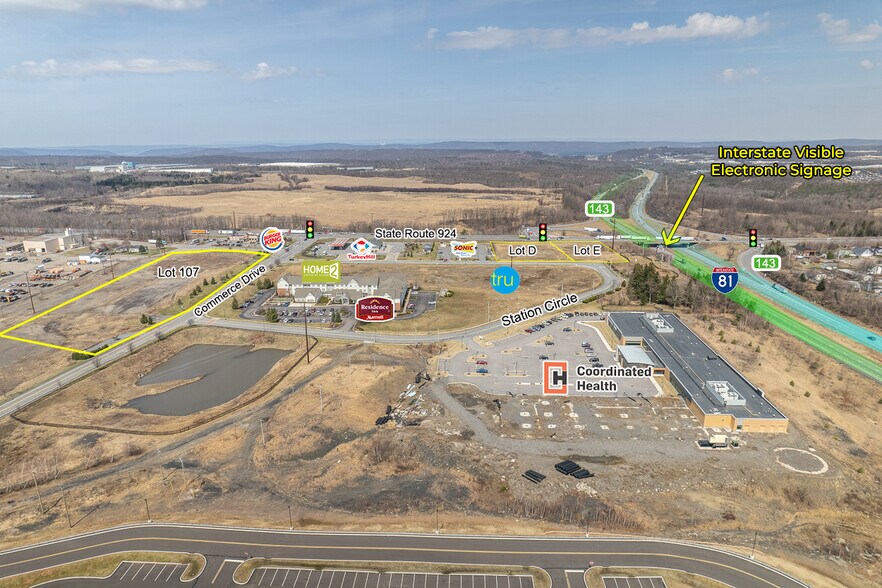 Barletta Rd & Commerce Dr, Hazleton, PA à vendre - Photo de l’immeuble – Image 2 sur 13