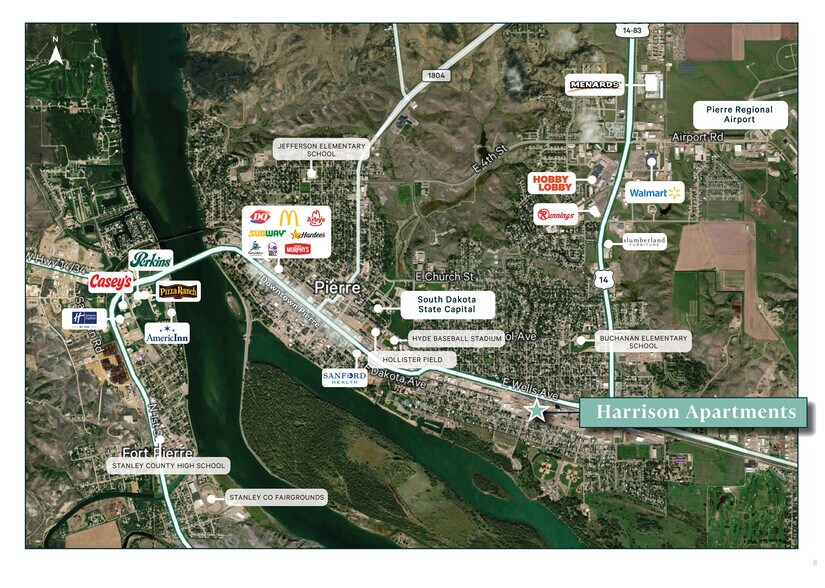 1615 E Dakota Ave, Pierre, SD à vendre - Photo de l’immeuble – Image 3 sur 10