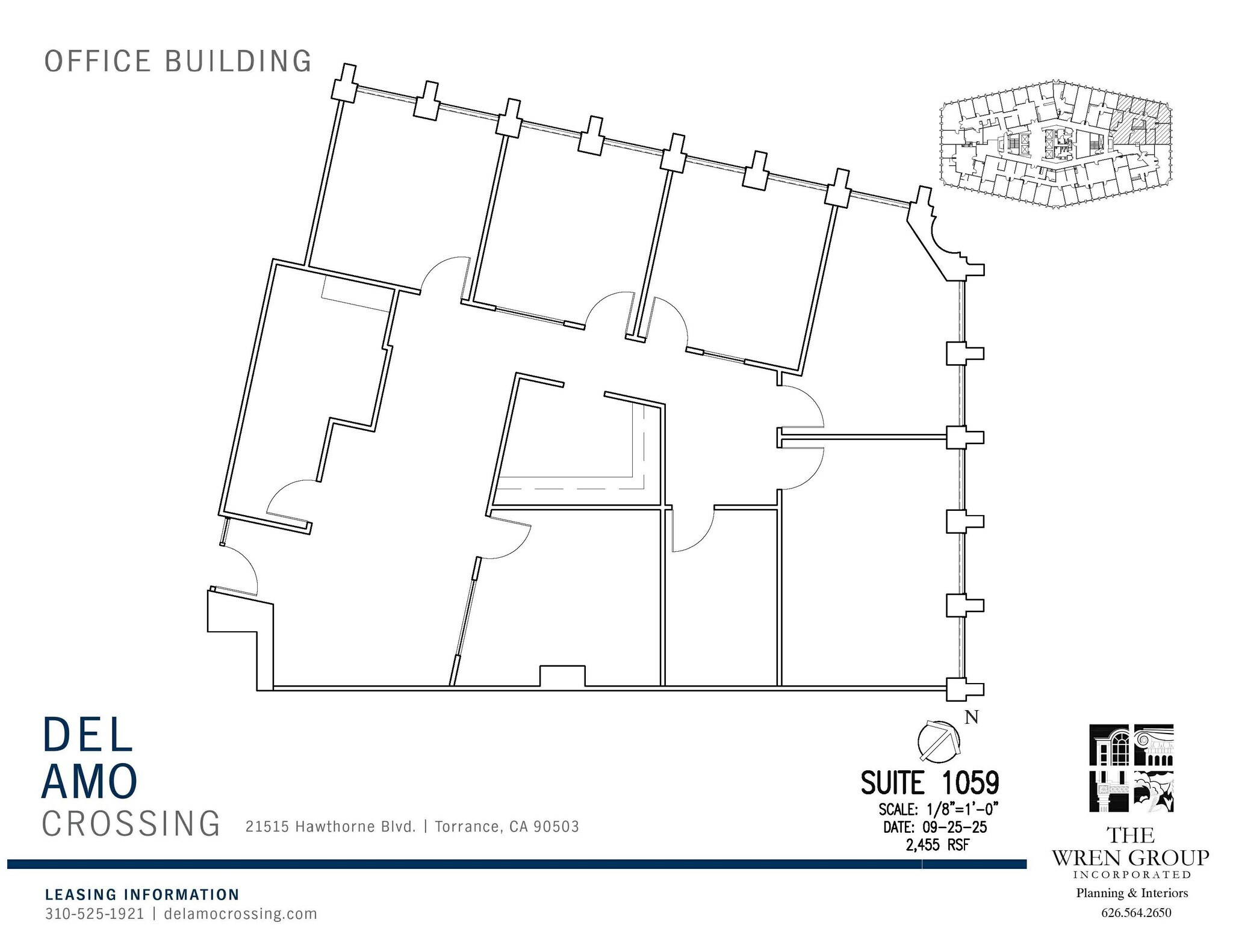 21515 Hawthorne Blvd, Torrance, CA à louer Plan d’étage– Image 1 sur 2