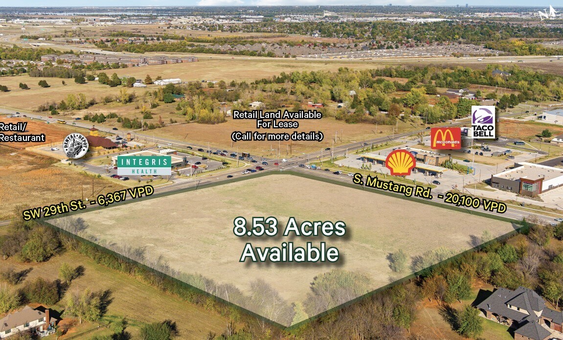 SW Corner of SW 29th St & S Mustang Rd, Yukon, OK à louer Photo principale– Image 1 sur 4