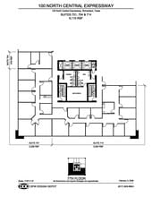 100 N Central Expy, Richardson, TX à louer Plan d’étage– Image 2 sur 2