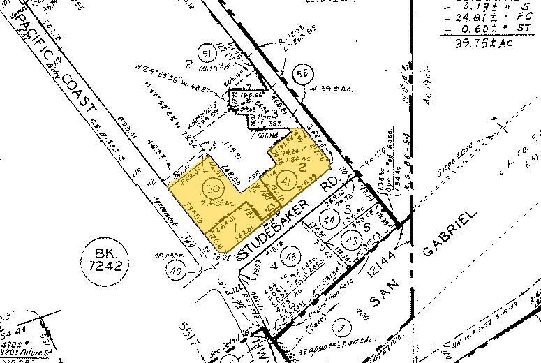 6621 E Pacific Coast Hwy, Long Beach, CA à vendre - Plan cadastral – Image 2 sur 4