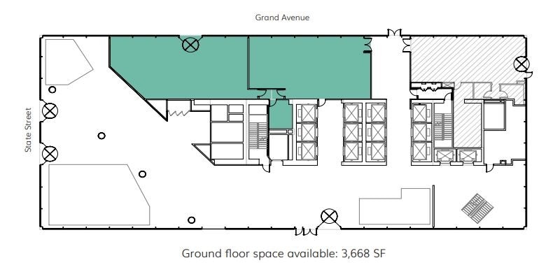 515 N State St, Chicago, IL à louer Plan d’étage– Image 1 sur 1