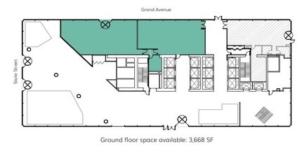 515 N State St, Chicago, IL à louer Plan d’étage– Image 1 sur 1