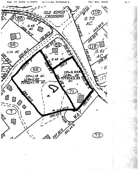 349 Old King's Hwy, Wellfleet, MA à vendre - Plan cadastral – Image 2 sur 2