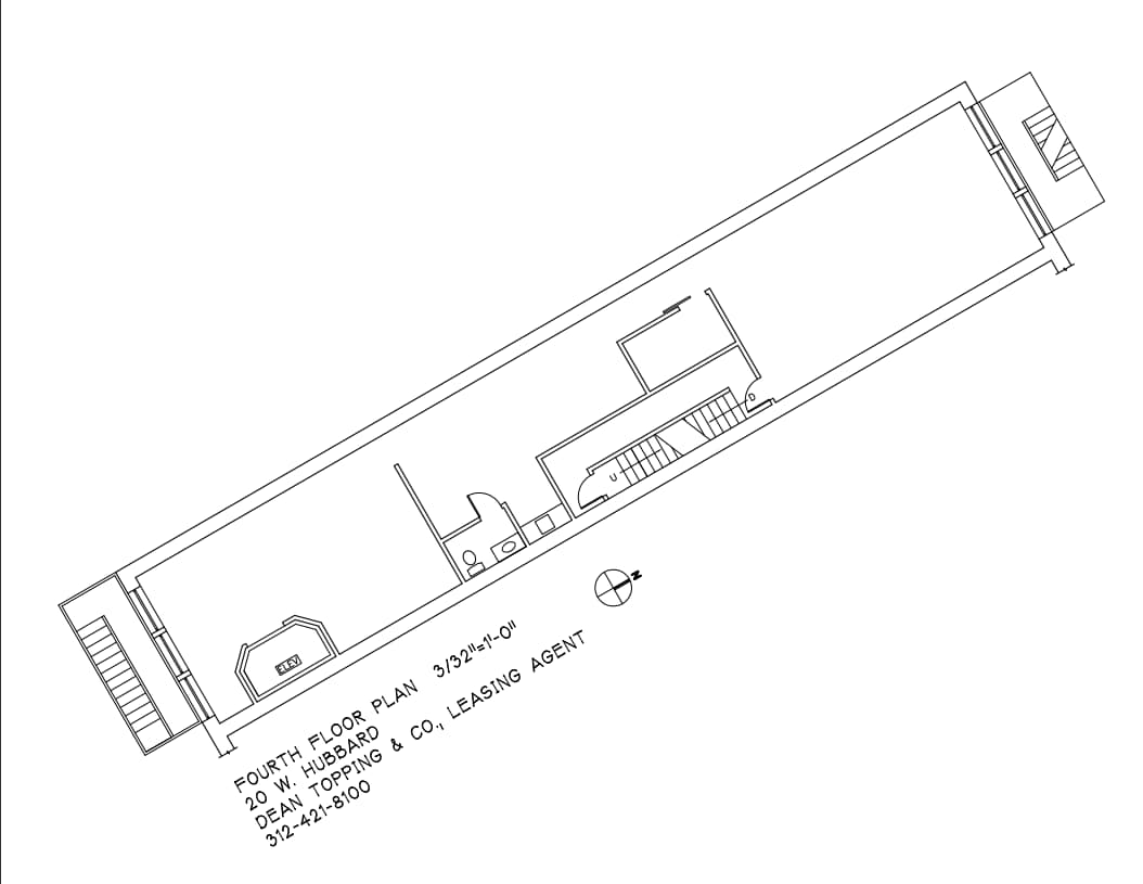 20 W Hubbard St, Chicago, IL à louer Plan d’étage– Image 1 sur 1