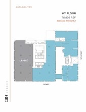 1155 F St NW, Washington, DC à louer Plan d’étage– Image 1 sur 1