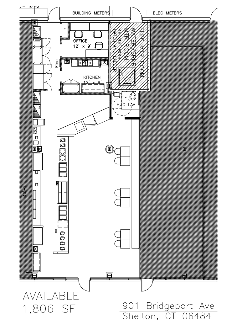 899-905 Bridgeport Ave, Shelton, CT à louer Plan d’étage– Image 1 sur 1