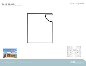 1002 Gemini St, Houston, TX à louer Plan d’étage– Image 1 sur 1