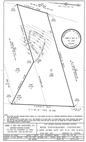S. Amherst Hwy, Monroe, VA à vendre - Plan cadastral – Image 2 sur 2