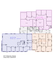 601 N Magnolia Ave, Orlando, FL à louer Plan de site– Image 1 sur 3