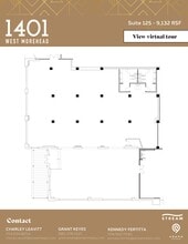 1401 W Morehead St, Charlotte, NC à louer Plan d’étage– Image 1 sur 2