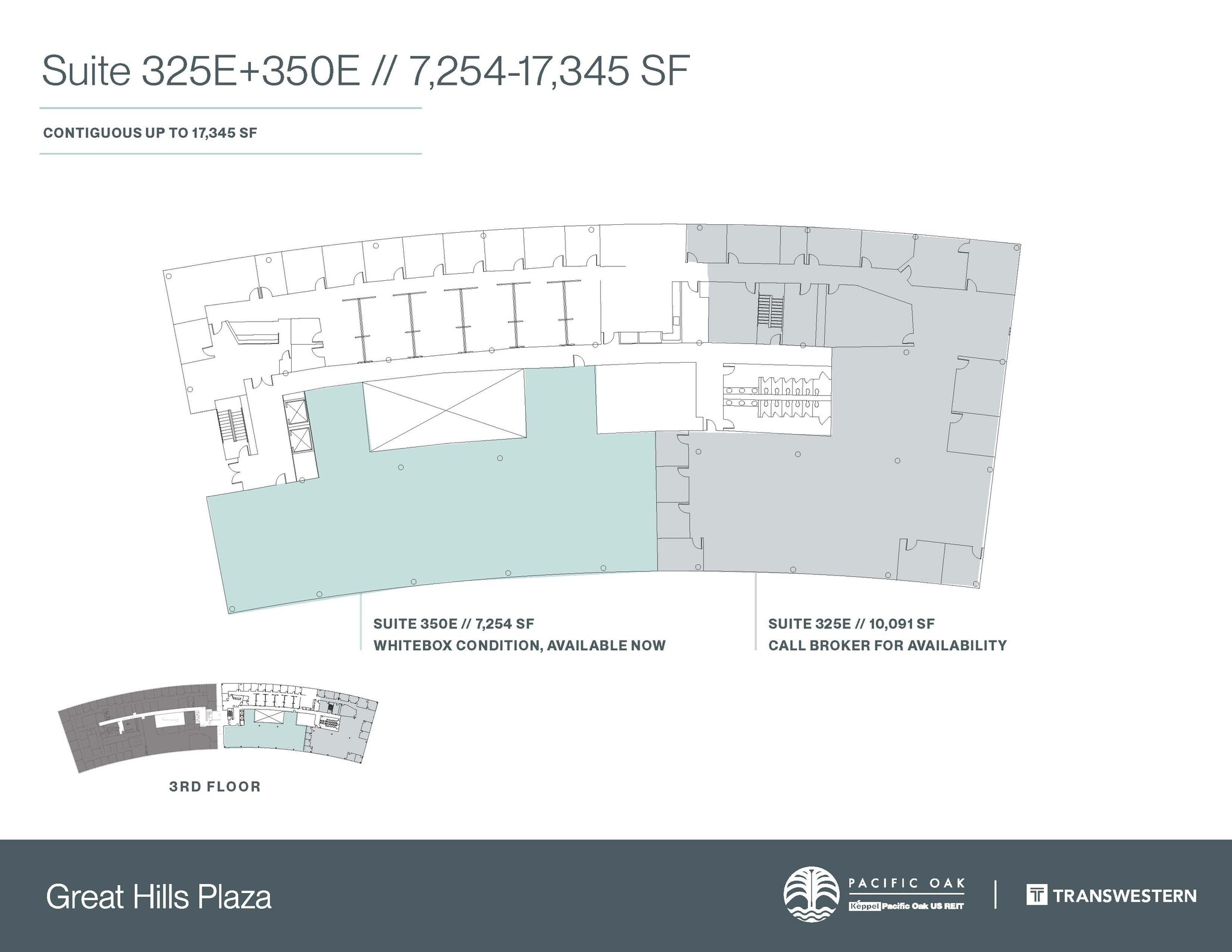 9600 Great Hills Trl, Austin, TX à louer Plan d’étage– Image 1 sur 1