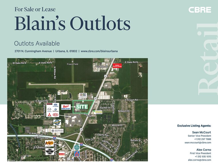 NWC Cunningham Ave, Urbana, IL à louer - Photo de l’immeuble – Image 1 sur 4