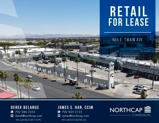 Plus de détails pour 815-855 E Twain Ave, Las Vegas, NV - Local commercial à louer